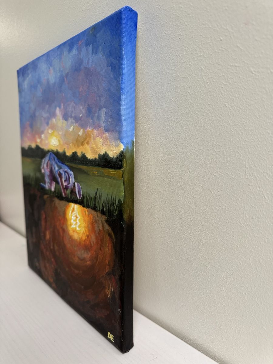 Dipinti: Gemälde aus Öl auf Leinwand original – Nuovo (secondo la descrizione) da Winterthur venduto da Sjull 2