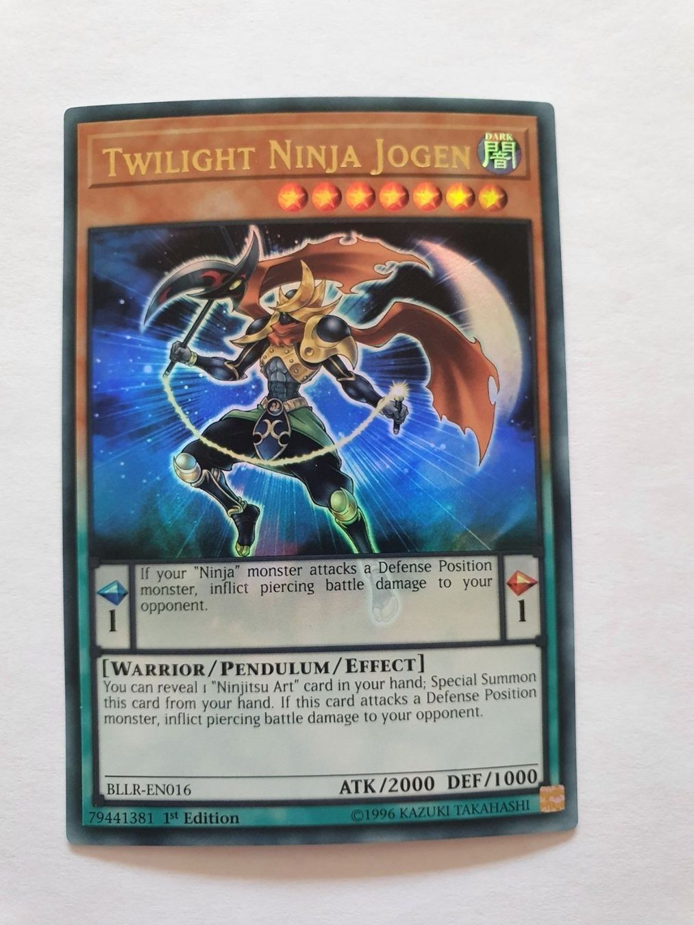 Yugioh Carte collezionabili: Yugioh Twilight Ninja Jogen ultra rare – Usato da Oberdorf BL venduto da BaldenEagle