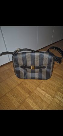 Fendi Tasche Zucca Canvas Damen braun/schwarz guter Zustand