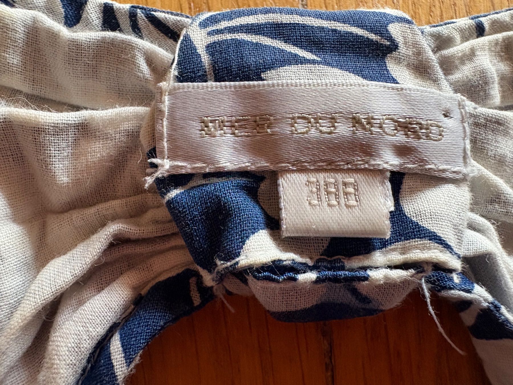 Kleider: Sommerkleid Blau Weiss Baumwolle 38 – Gebraucht aus Zürich von BeLene 2