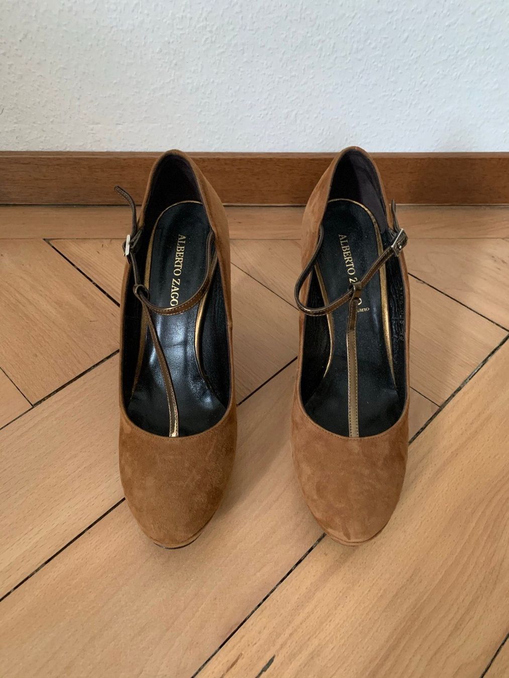 Scarpe da donna: ALBERTO ZAGO - Riemchen Leder Pumps 38 – Usato da Zürich venduto da Diazaio 4