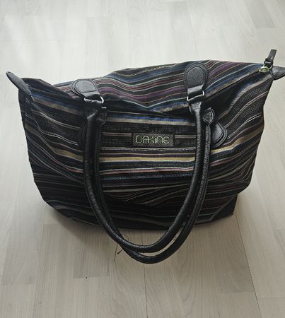 Tasche DAKINE gestreift schwarz Leder guter Zustand