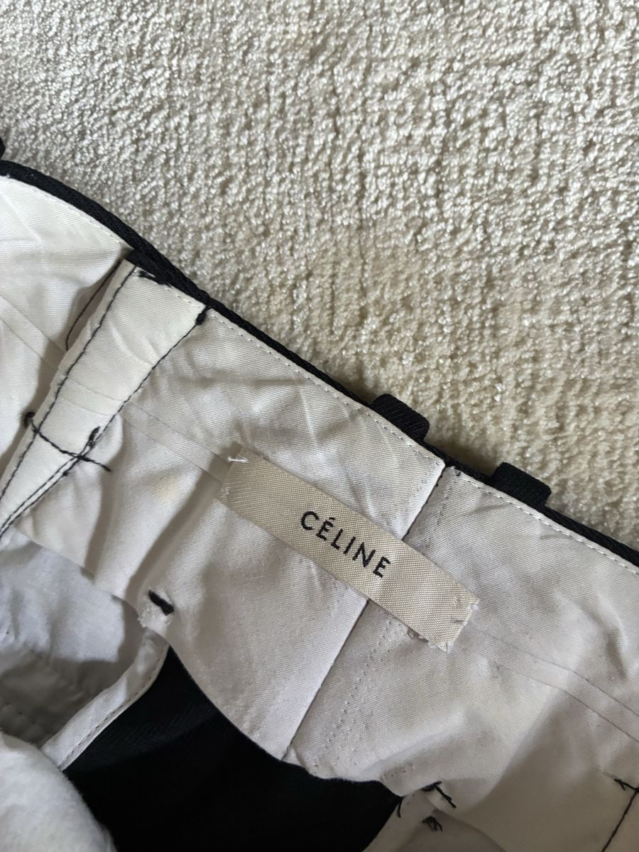 Celine Hosen: Celine Black Wool Trousers, Size 36 – Gebraucht aus Zürich von BobJones 1