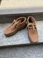 Clarks Wallabee Boots Leder Braun Grösse 39 guter Zustand
