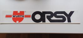 WÜRTH Orsy Werbeschild 110x20cm Kult - Deko