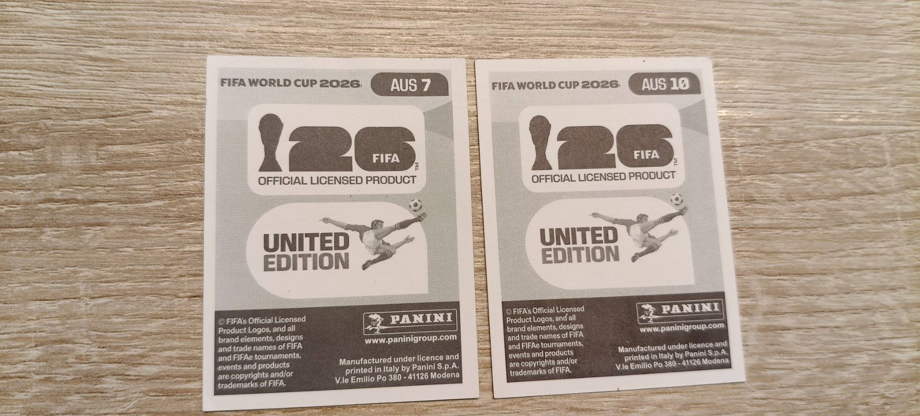 Panini Carte collezionabili: FIFA World Cup 2026 / AUS 7 et 10 – Nuovo (secondo la descrizione) da Plan-les-Ouates venduto da col_vq9g 1