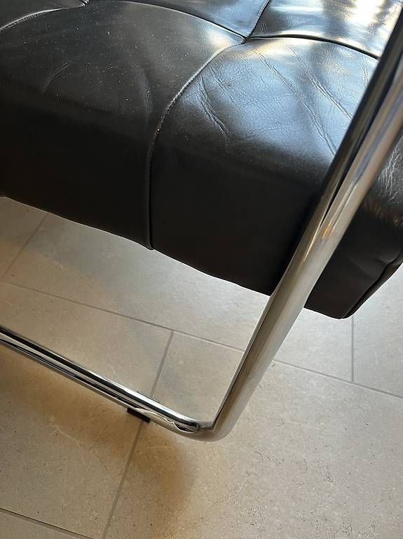 Sessel: Freischwinger Sessel Leder – Gebraucht aus Zürich von boriana 4