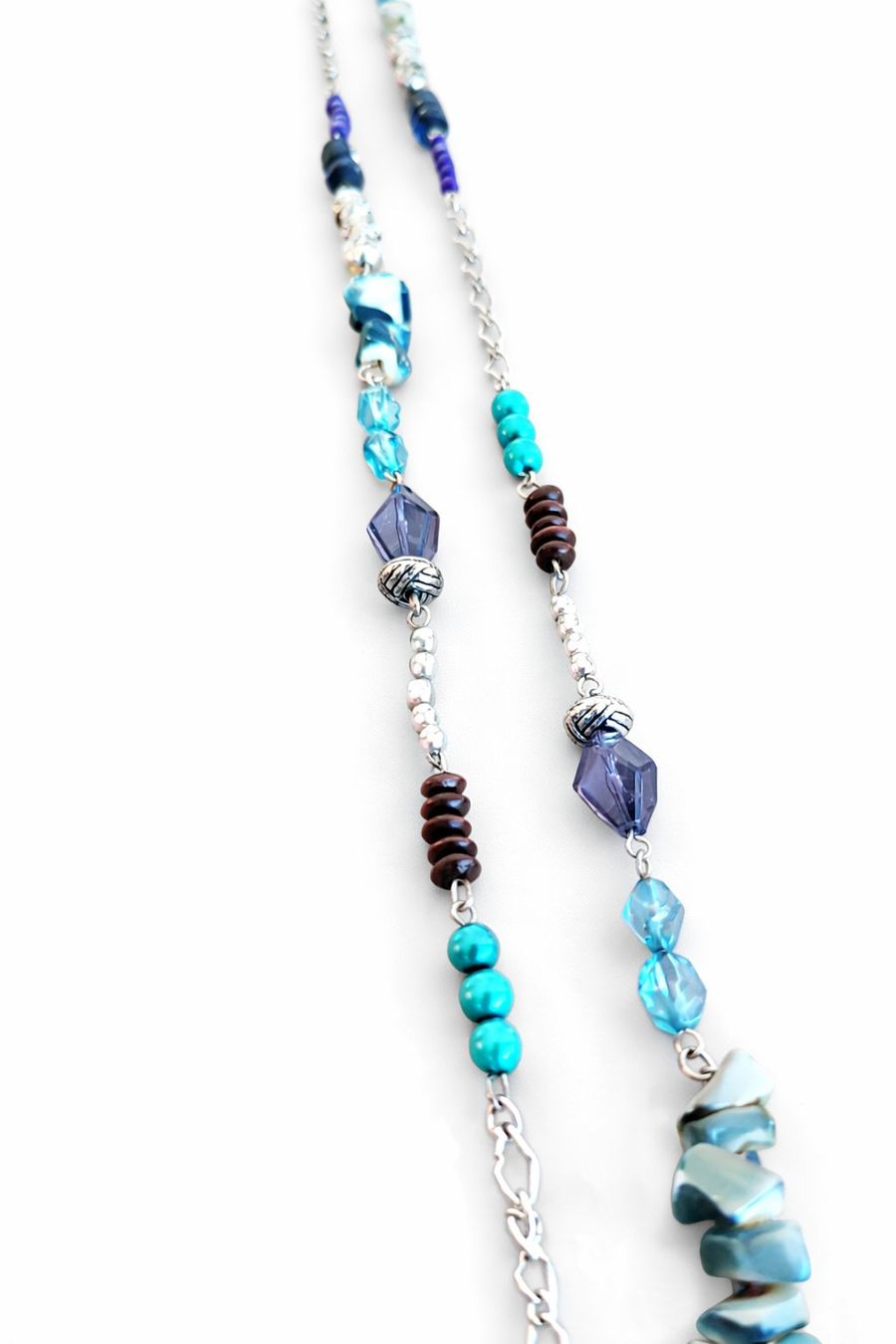 Ketten: Boho Halskette Blau Türkis – Neu (gemäss Beschreibung) aus Fully von VaneaSelection 4