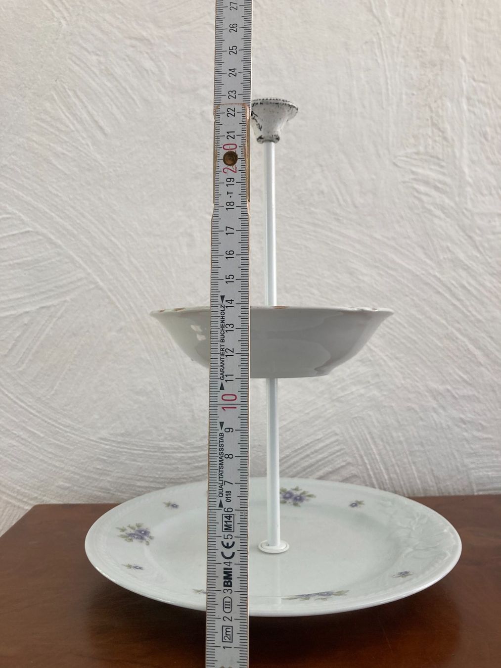 Piatti: Etagere romantischer Shabby Chic look mit Metallkopf – Usato da Subingen venduto da ArtBead 7