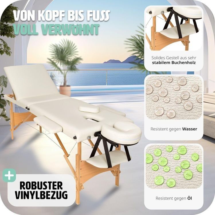 Sedie a sdraio: Mobile Massageliege 3 Zonen klappbar höhenverstellbar SOFIA – Nuovo e nell'imballaggio originale da Lachen SZ venduto da sw3zzy 9