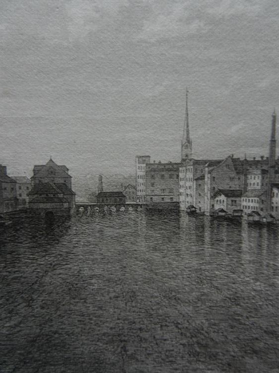 Incisioni: Zürich Schipfe Limmat – Usato da Risch venduto da Rischli15 6