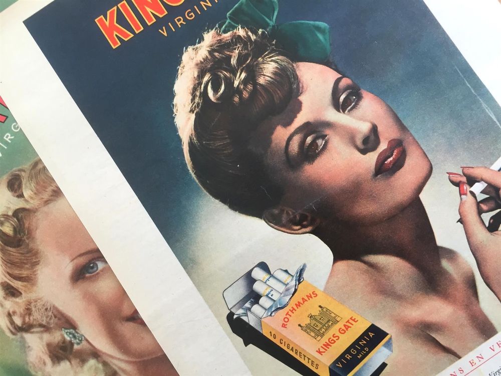 Rothmans Signature Bold Gold Carton Cool Crush 2 14K Yellow Gold High-Polish Hollow Cross Charm Blue Cigarettes Australia