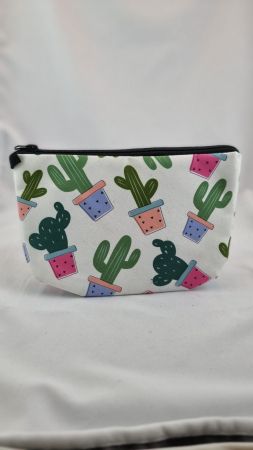 Kleines Etui mit Kaktusmotiven