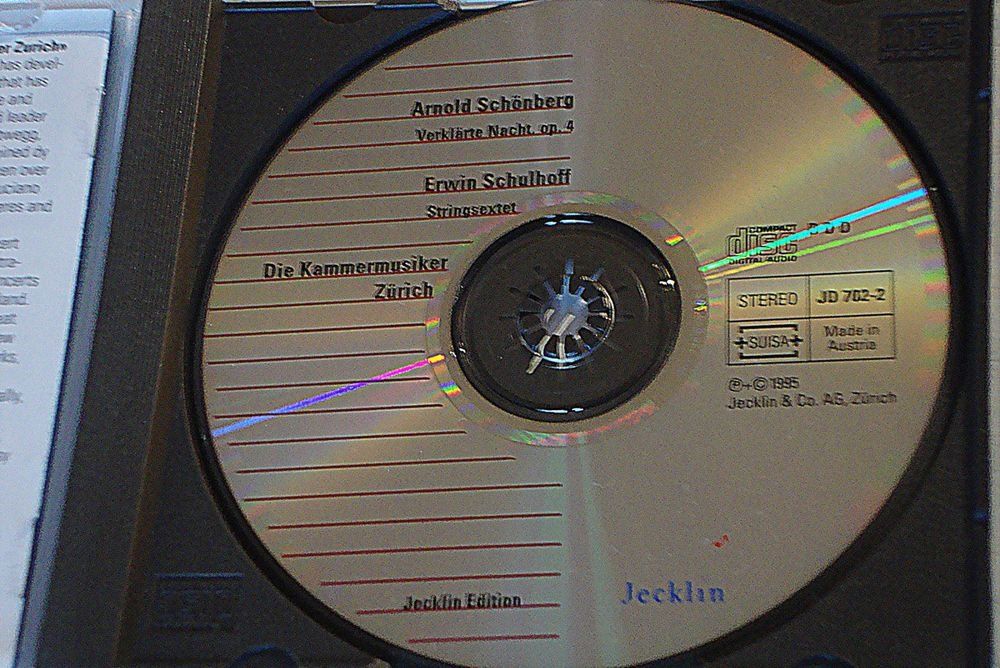 CD: Jürg Dähler, Cornel Anderes-Arnold Schönberg,Erwin Schulhoff – Usato da Unterbäch venduto da niquz 4