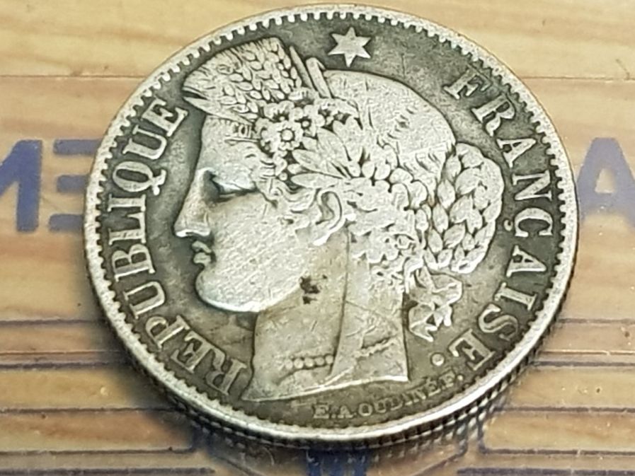 Tutti le monete: Frankreich: 50 Centimes 1850 A , Silber – Usato da Schöftland venduto da Topdeal4 2