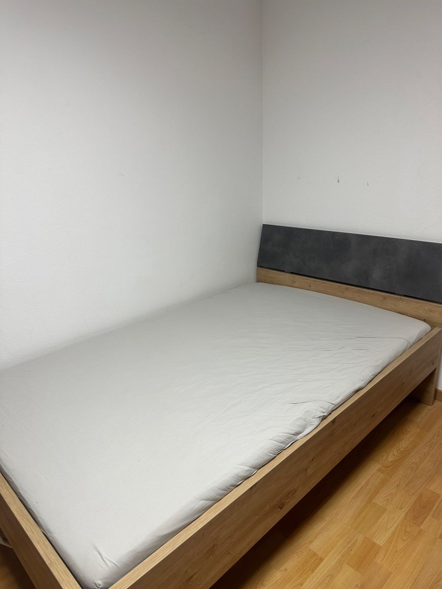 Letti: Bett Holzoptik mit Kopfteil einteilig 120-200 cm – Nuovo (secondo la descrizione) da Rheinfelden venduto da bar_ccy7 2