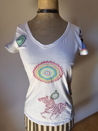 Desigual T-Shirt Print Damen Grösse S gebraucht
