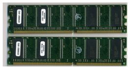 2x 512 MB Unigen UG764D6688LP-DHFCX | DDR1-333 | Total 1GB