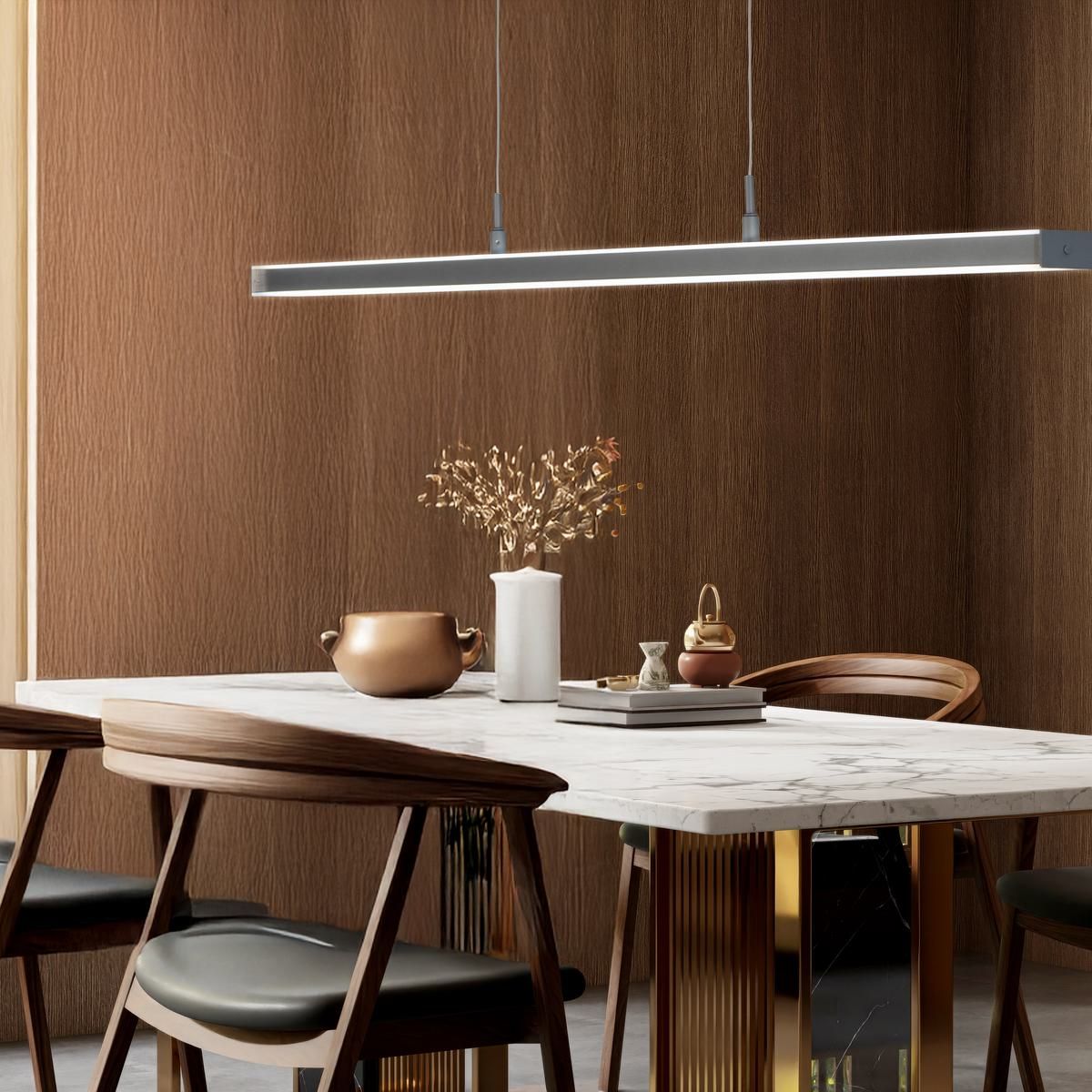 Lampadari & plafoniere: LED Pendelleuchte, Dimmer, 115 cm x 7 cm – Nuovo (secondo la descrizione) da Kreuzlingen venduto da Smart-Light 1