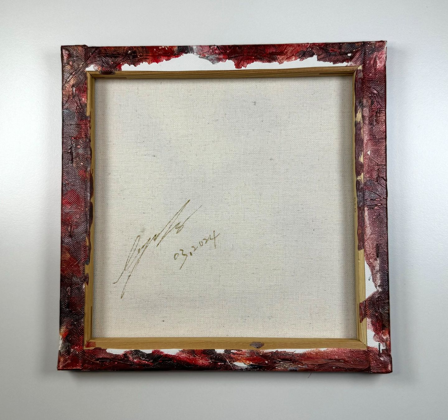 Dipinti: Acryl-Flüssigmalerei, quadratisch – Usato da Schlieren venduto da MayaSheng1983 2