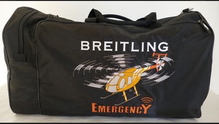 Breitling Reisetasche mit Helikopter Motiv