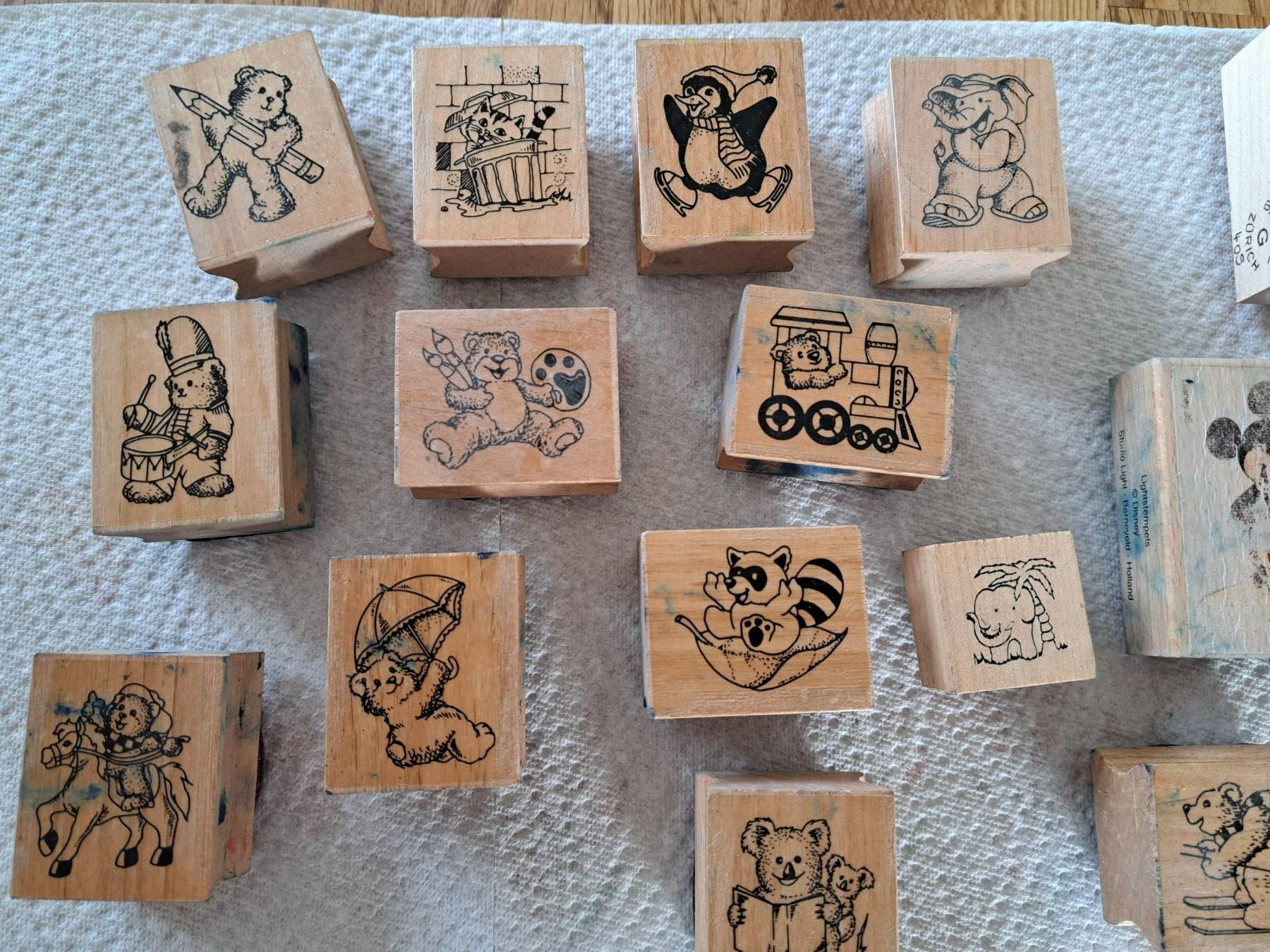 Tampons: Holzstempel-Set – D'occasion à Bünzen par Floh99 1