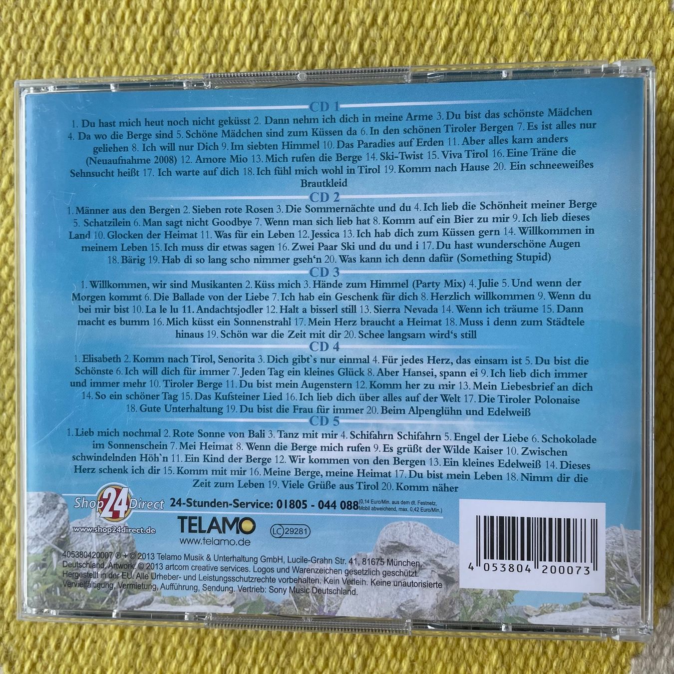 CDs: HANSI HINTERESEER-5CD BOX SET DAS BESTE – Gebraucht aus Rorschacherberg von CD-Roli 1