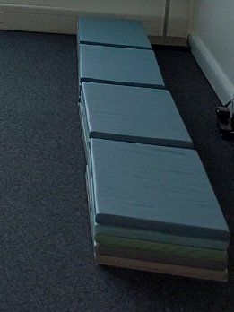 Matte IKEA Plufsig blau-grau faltbar 78x185x3.2 - 1 von 4 (Neu (gemäss ...