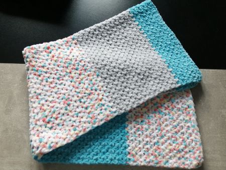 Babydecke gehäkelt, Grösse: 82x55cm