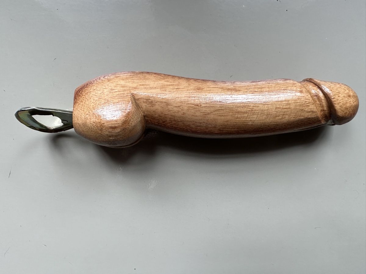 Elettrodomestici da cucina: Holz pimmel penis Schwanz Flaschenöffner – Nuovo (secondo la descrizione) da Reinach AG venduto da rares75 2