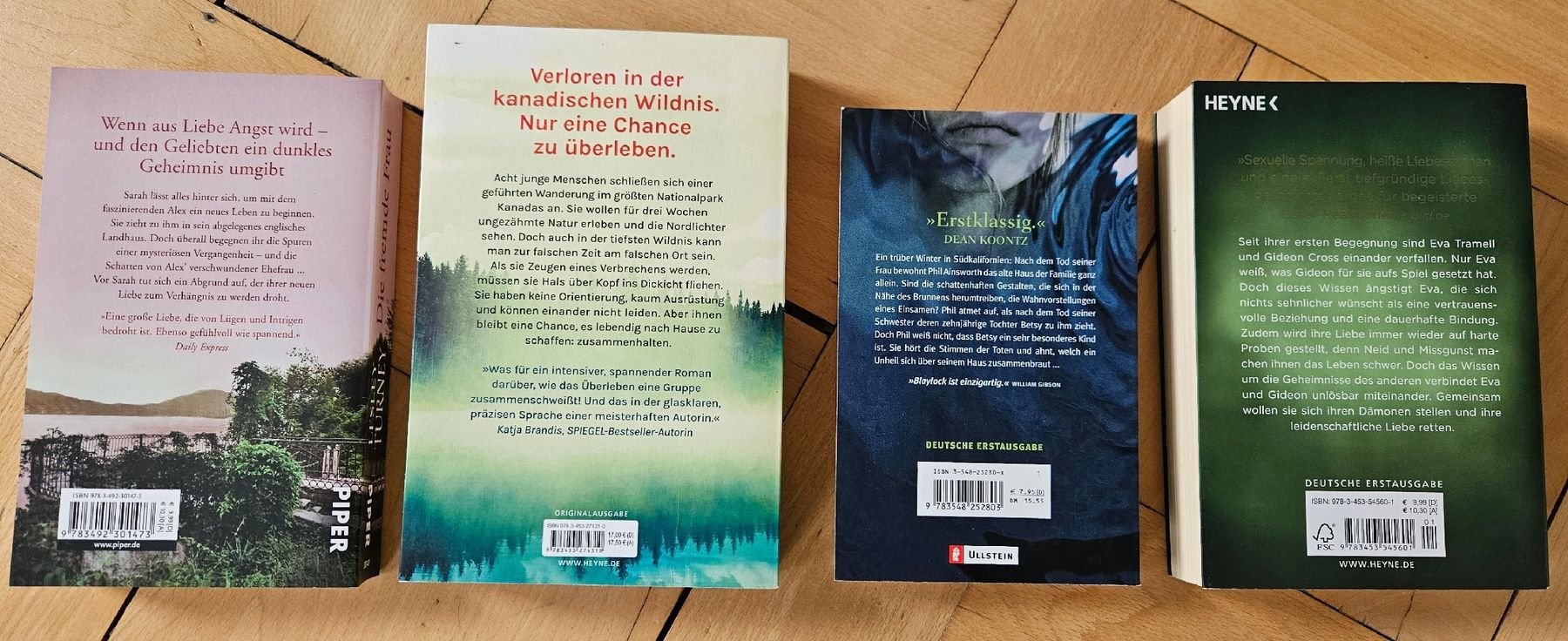 Livres: 21 Romane – D'occasion à St. Gallen par Patrizia0711 6