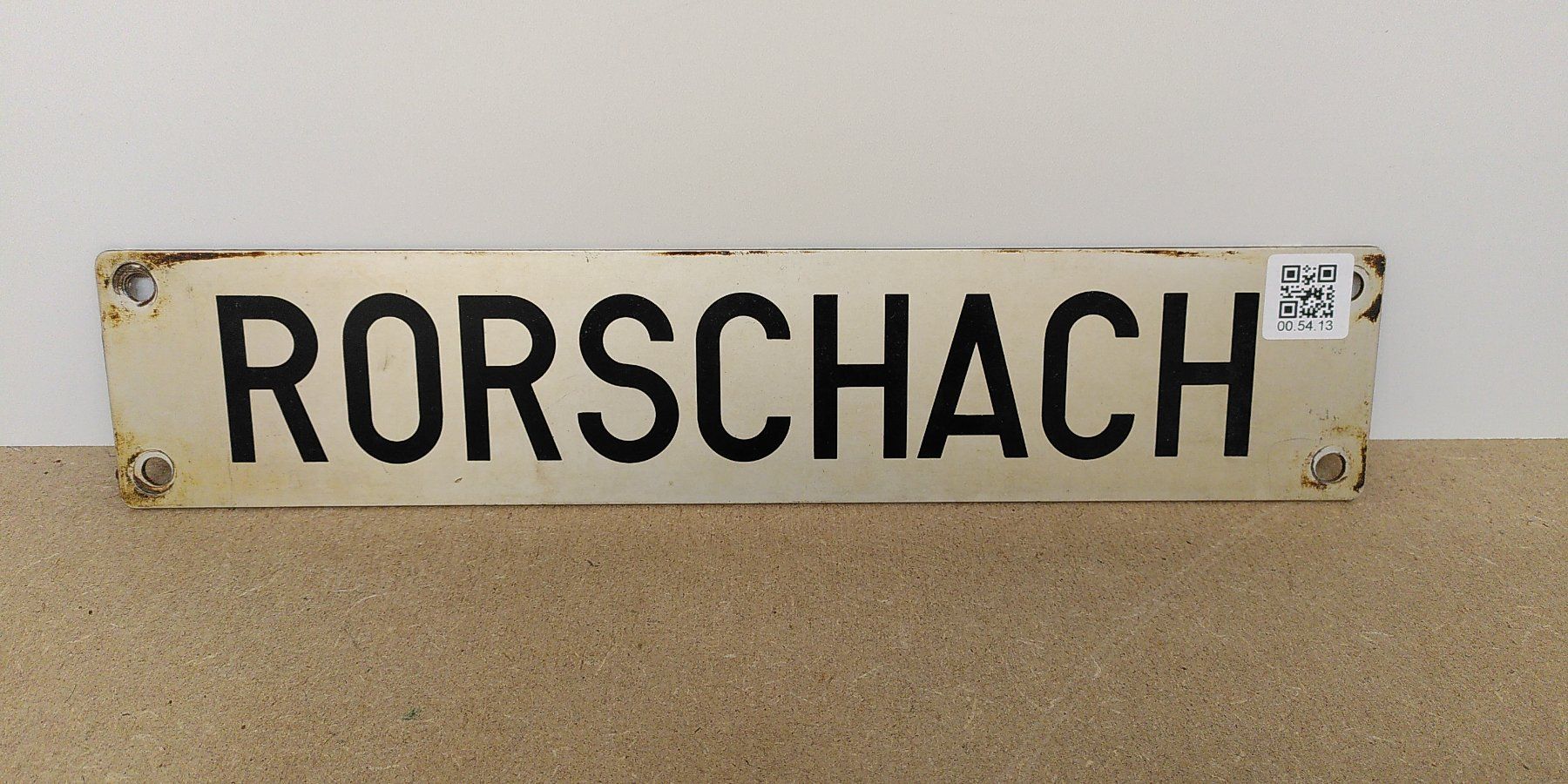 SBB/CFF/FFS Schilder: Depotschild SBB "Rorschach" – Gebraucht aus Büsserach von ModellbahnDepot