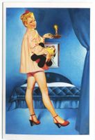 Postkarte "Pin-up".