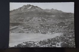 AK Luzern, Flugaufnahme 1960