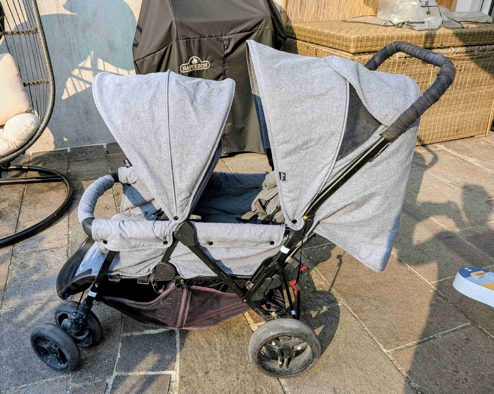 ABC Design Carrozzine: Double Stroller Grey Used – Usato da Adliswil venduto da ang_ry5z