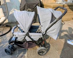 Double Stroller Grey Used
