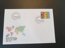Ersttagsumschlag 1998 (Menschenrechte)
