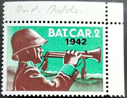 Soldatenmarken 2.WK, Schützen Bat 2, Aufdruck, Wi Inf 15