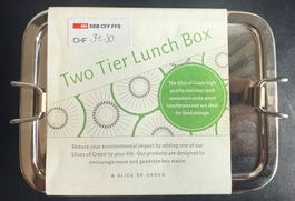 Zweiteilige Lunchbox aus Edelstahl - Made in India