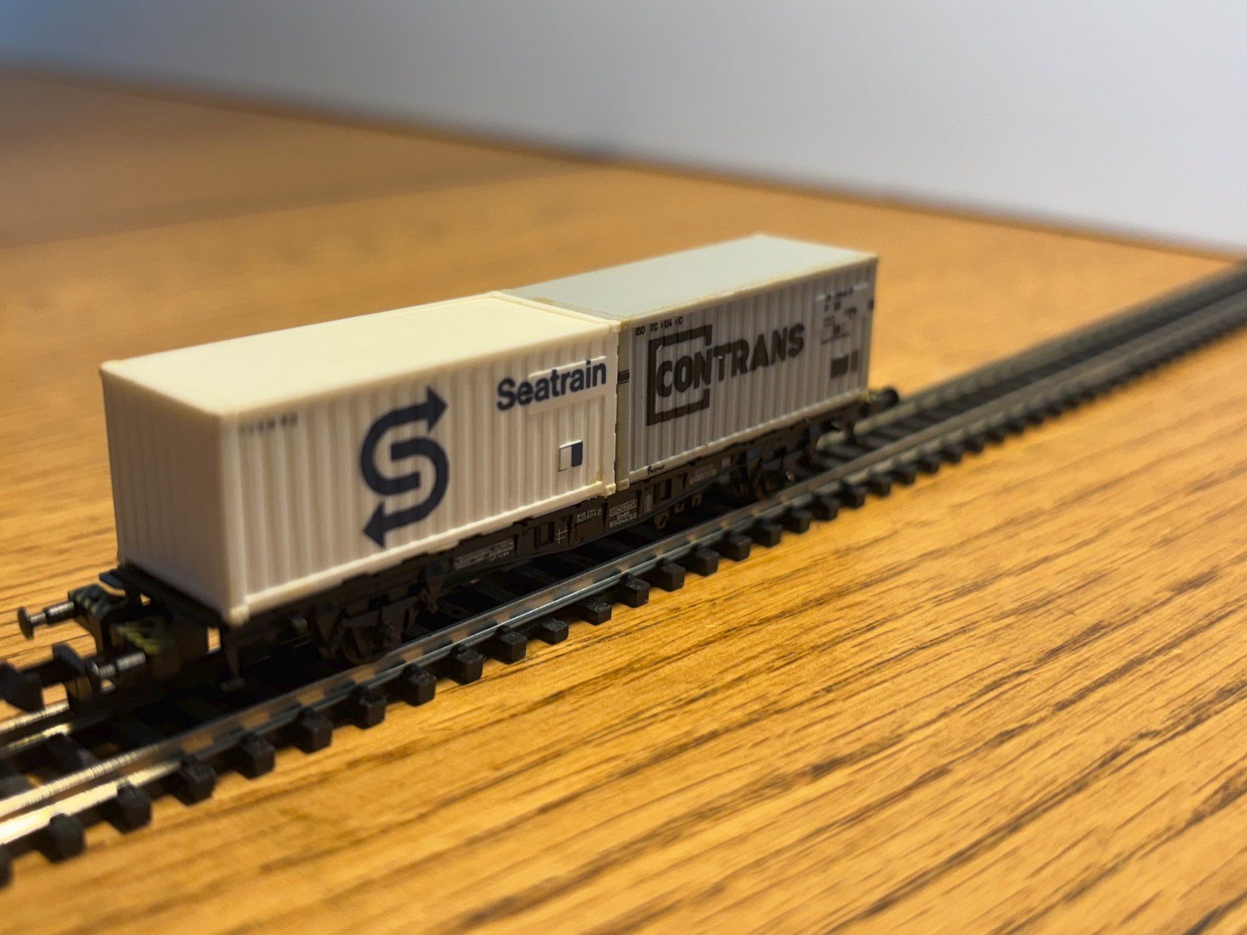 Modellini di ferrovie: M1328: Containerwagen (Spur N) – Usato da Birsfelden venduto da Birs_25 2