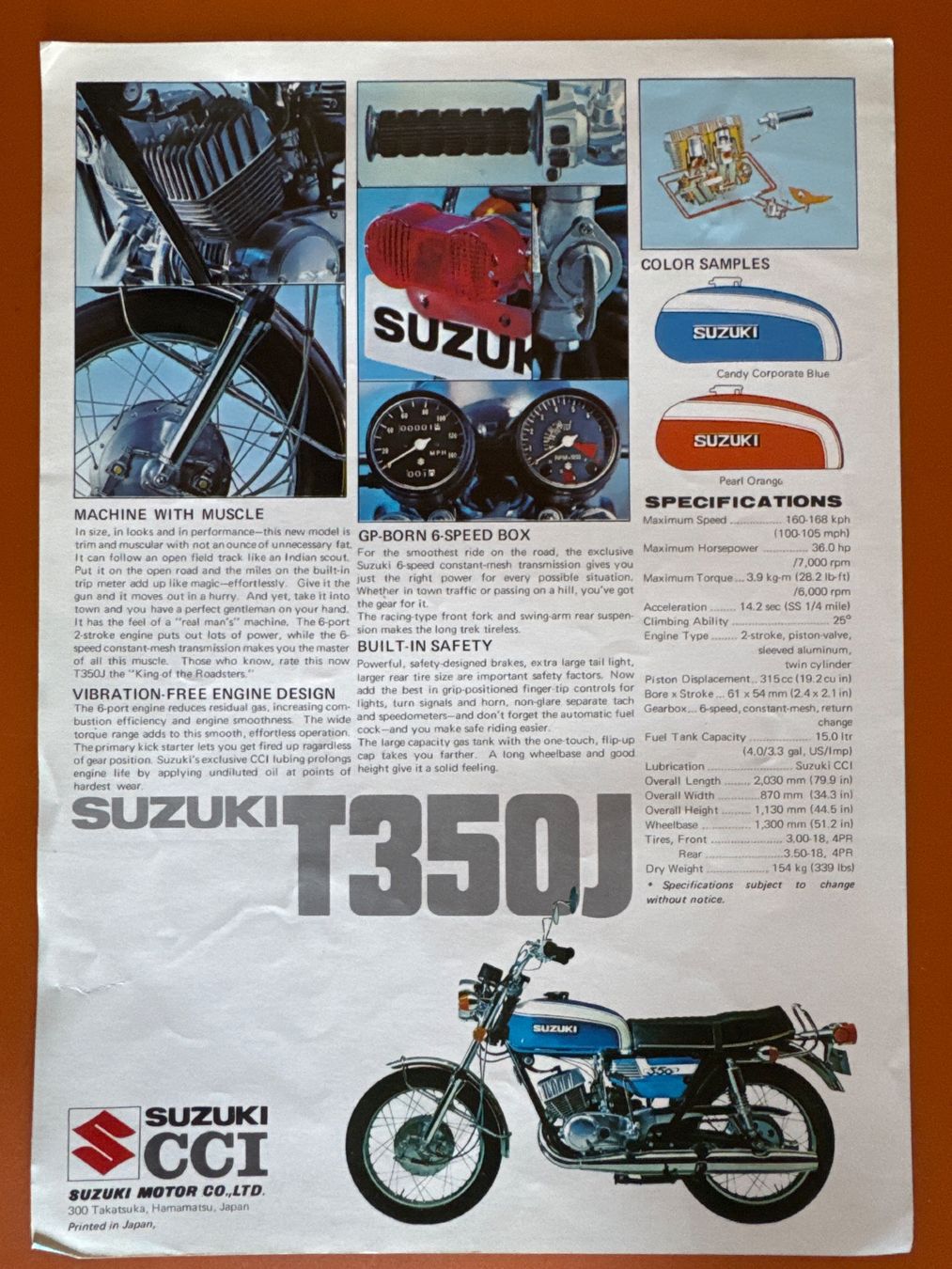 Suzuki Strada: Suzuki T350 / T 350 – Usato da Morrens VD venduto da kawah2 1