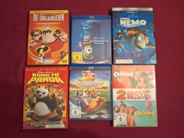 Pixar DVD-Sammlung: Incredibles, Monsters AG, Nemo, Kung ...