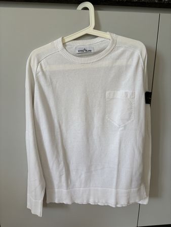 Original Stone Island Pullover weiß M 