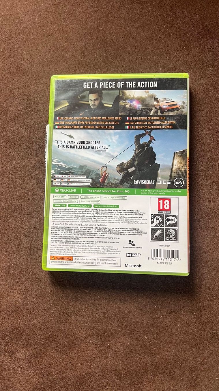 Spiele: Battlefield Hardline  Delux Edition XBOX 360 – Gebraucht aus Schübelbach von Dolly990_2 1