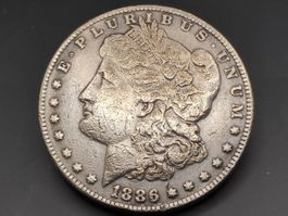 1886-o Morgan Silber Dollar