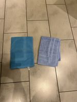 2er Set flauschige Badteppiche in blau, Top Zustand!