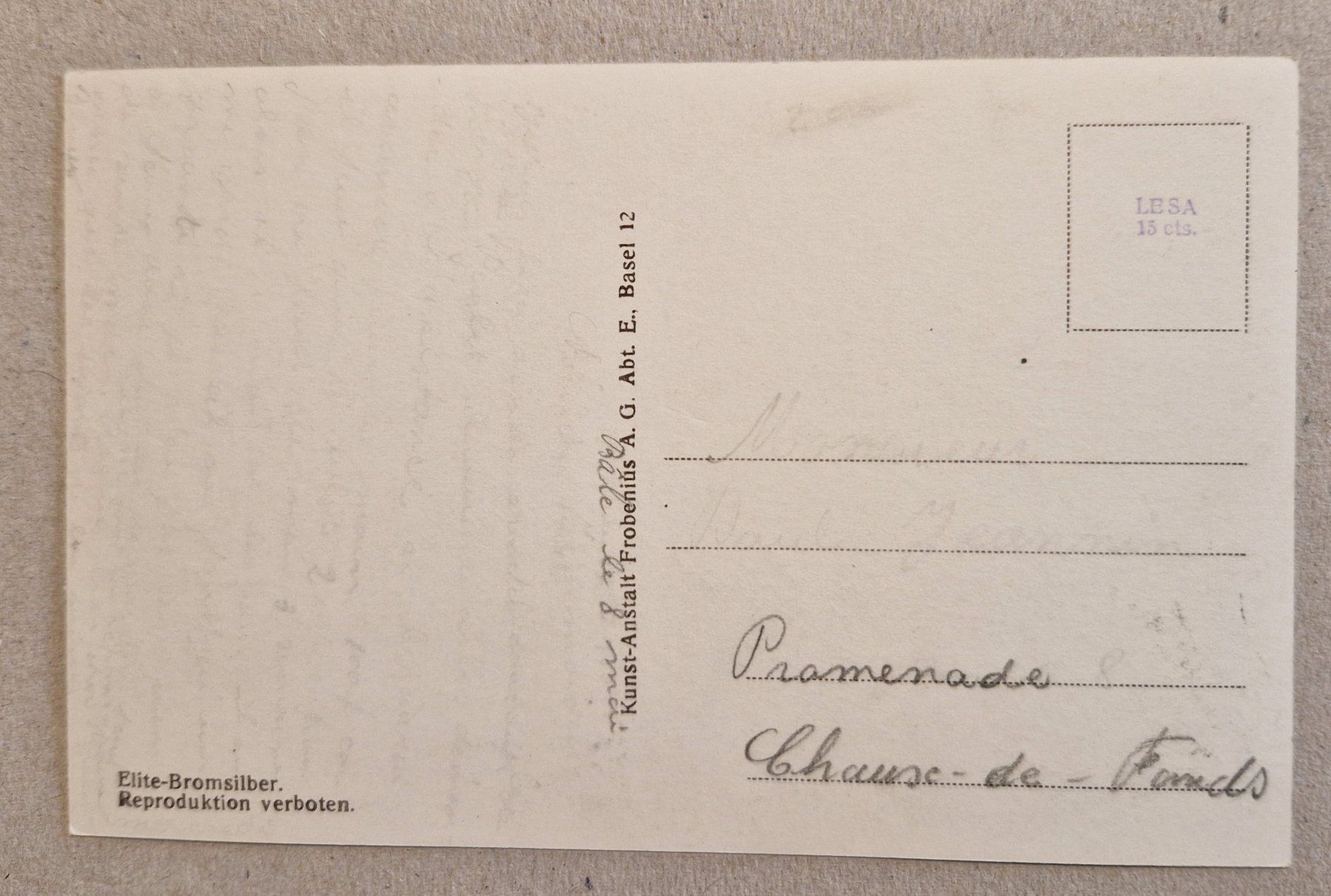 Cartoline postali: Basel Mittlere Rheinbrücke belebt/alt – Usato da Melchnau venduto da Fishel 1