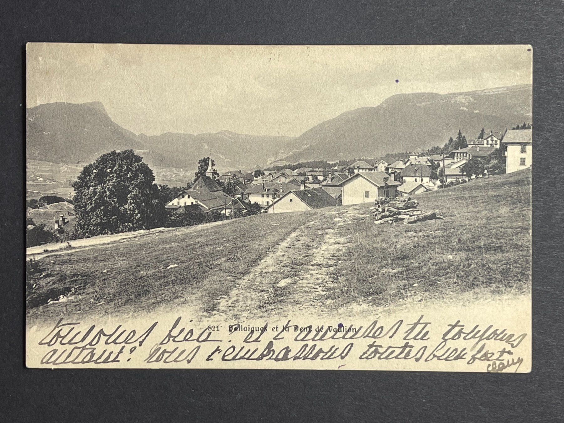 Cartoline postali: Ballaigues - Vaud - 1907 – Usato da Steg VS venduto da _vinci_