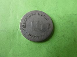 Dt. Reich 1875, 10 Pfennig