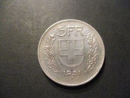 5 .- Fr 1951  Superbe pièce  Superbe qualité